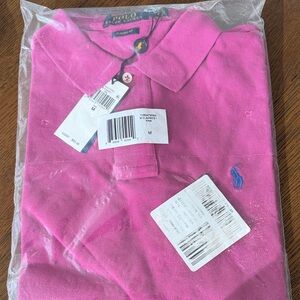 Ralph Lauren Classic Pink Polo Shirt, Size M